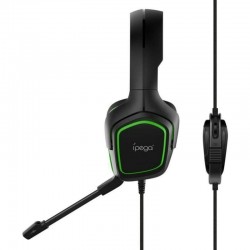 iPega Surround Gaming fejhallgató mikrofonnal, 3,5 mm-es jack, állítható, PS4, NS, PC, tablet