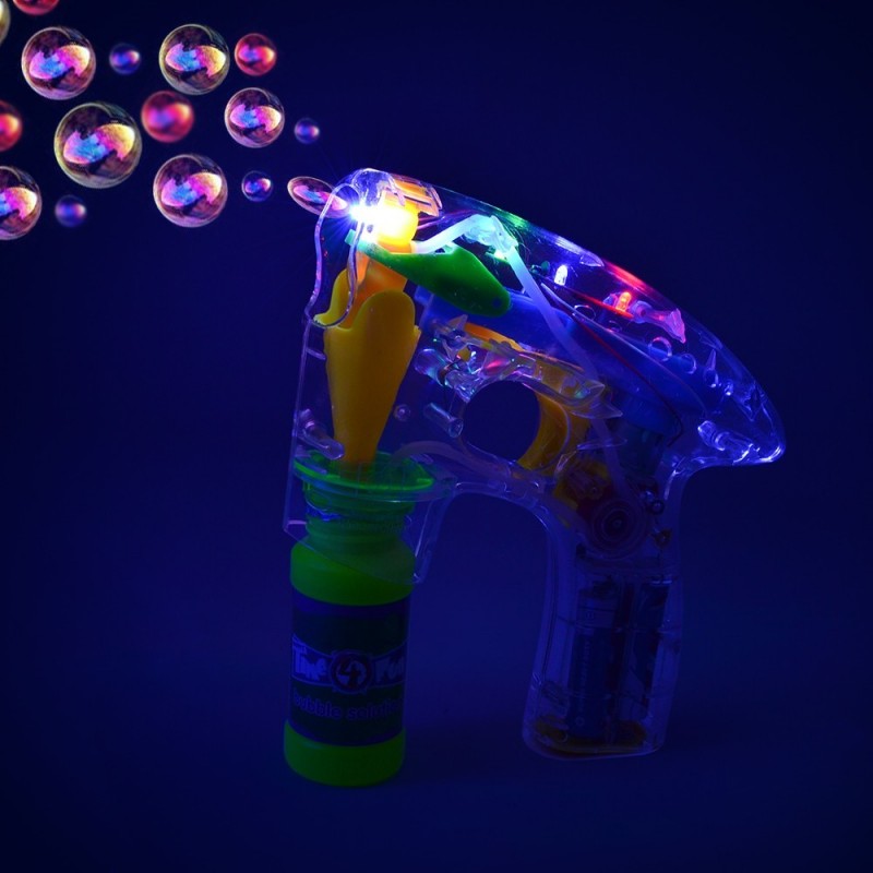 Pistol pentru baloane de sapun cu LED