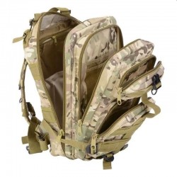 ProCart® Álcázó hátizsák, 2 rekesz, 2 zseb, vízálló, cipzárral zárható, 30 l