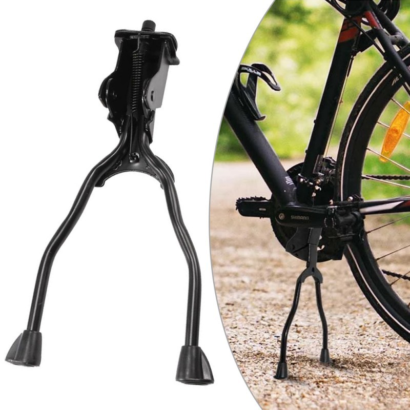 ProCart® Dupla kerékpár kitámasztó, középső rögzítés, alumíniumötvözet, csúszásmentes láb, fekete
