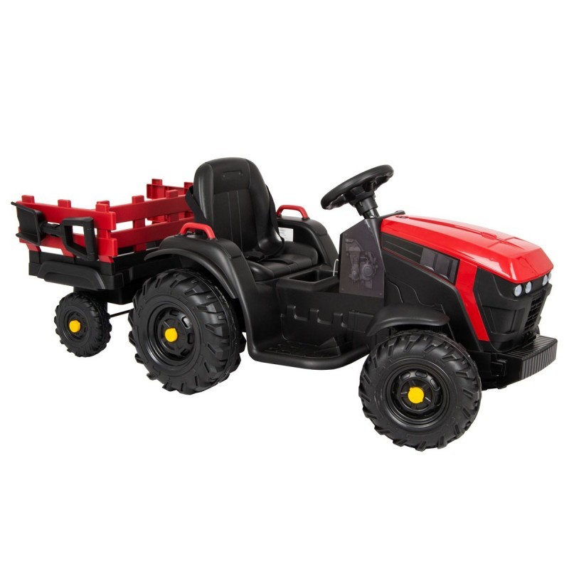 Enero Elektromos gyerek traktor, biztonsági öv, fényszórók, pótkocsi jár hozzá, távirányító, zene
