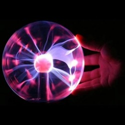 Procart Plazma fénygömb, villámhatású, átmérője 12,7 cm