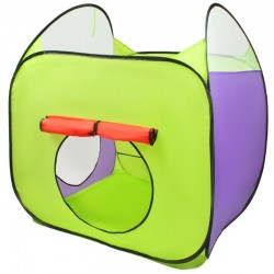 Játszótér, 2 sátor, összekötő alagút, 200 színes golyó, burkolat, 375 cm