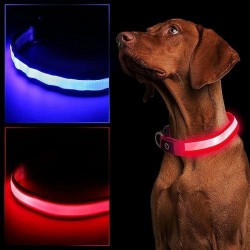 LED világító kutyanyakörv,...