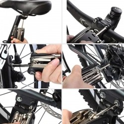 Multifunkcionális 16 az 1-ben kerékpárkészlet, kulcsok, csavarhúzók, inbusz, kar
