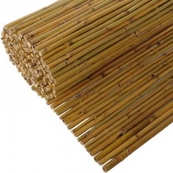 Kerti bambusz kerítés, magasság 200 cm, szélesség 300 cm, természetes