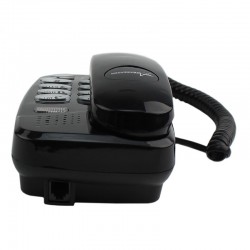 PRC Vezetékes telefon, falra szerelhető, megvilágított billentyűzet, újrahívás, némítás, villogás