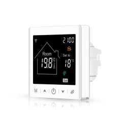 Wifi digitális termosztát, programozható, Android iOS okostelefonos vezérléssel, LCD kijelzővel