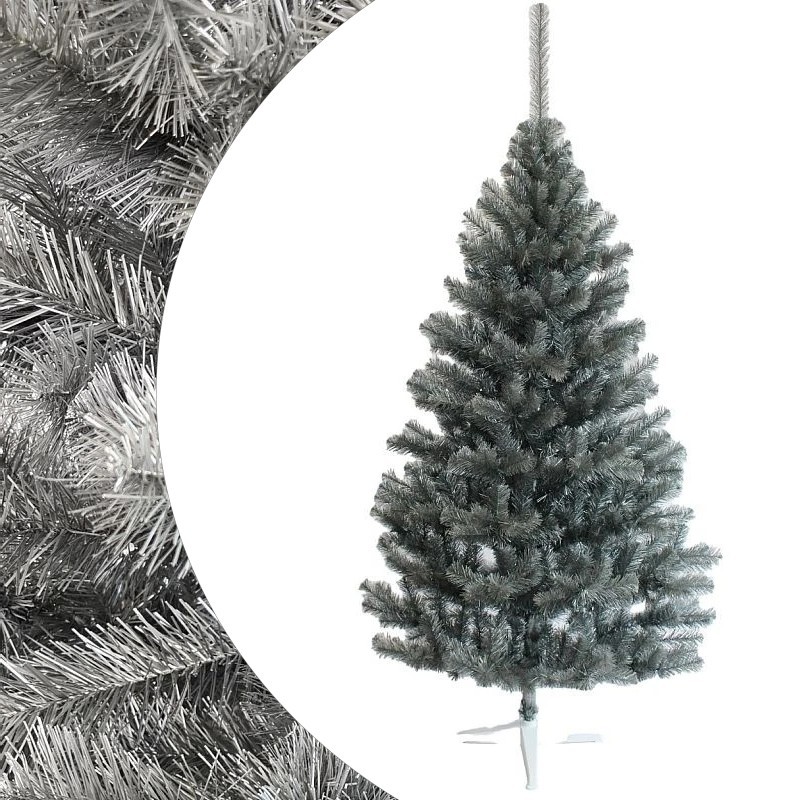Imperial Grey ezüst műfenyő , karácsonyi dekoráció, magasság 180 cm, természetes megjelenés
