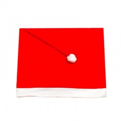 Székhuzat karácsonyra, univerzális méret, 60 x 50 cm, piros fehér