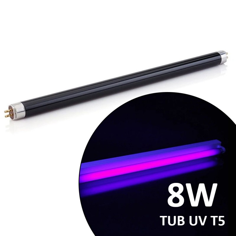 Procart 8W T5 cső, blacklight ultraibolya lámpához, fekete fény