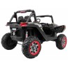 Masinuta electrica Buggy SuperStar 4x4, 4 motoare, 2 locuri, roti spuma EVA, Bluetooth, Army