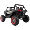 Masinuta electrica Buggy SuperStar 4x4, 4 motoare, 2 locuri, roti spuma EVA, Bluetooth, Army