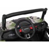 Masinuta electrica Buggy SuperStar 4x4, 4 motoare, 2 locuri, roti spuma EVA, Bluetooth, Army