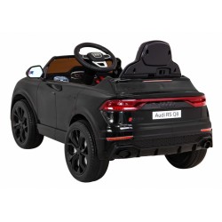 Masinuta electrica Audi RS Q8, roti spuma EVA, 2 motoare, negru