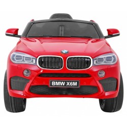 Masinuta electrica BMW X6M, sport, 12V, roti spuma EVA, lumini LED, melodii, USB, 116x77x60cm