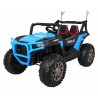 Masinuta electrica Buggy Racer 4x4, 2 motoare, 2 locuri, albastru