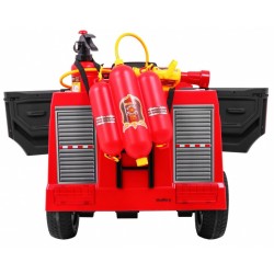 Masinuta electrica FIRE RESCUE, 12V, roti plastic, telecomanda, melodii, AUX, USB, 3 viteze, 107x59x44cm