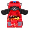 Masinuta electrica FIRE RESCUE, 12V, roti plastic, telecomanda, melodii, AUX, USB, 3 viteze, 107x59x44cm