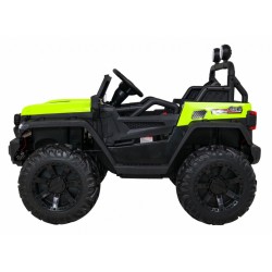 ATV electric Master Of Terain, off road, 12V, 2 scaune, roti spuma EVA, lumini, USB, volan cu butoane sonore, 122x80x85cm