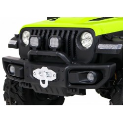 ATV electric Master Of Terain, off road, 12V, 2 scaune, roti spuma EVA, lumini, USB, volan cu butoane sonore, 122x80x85cm