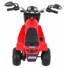 Mini motocicleta electrica, 6V/4,5Ah, 6W, lumini LED, roti plastic,  muzica, scaun piele, 71 x 53 x 57 cm
