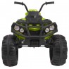 ATV electric copii, 2 motoare, roti spuma EVA, verde