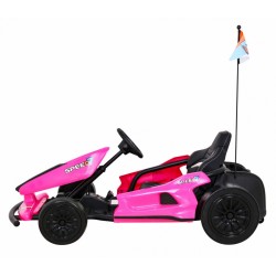 Kart electric, SPEED 7 DRIFT KING, sport, 24V, roti spuma EVA si plastic, 2 viteze, 130x75x53cm