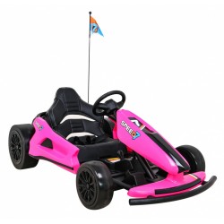 Kart electric, SPEED 7 DRIFT KING, sport, 24V, roti spuma EVA si plastic, 2 viteze, 130x75x53cm