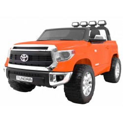 Masinuta electrica Toyota Tundra XXL, 2 motoare, 2 locuri, portocaliu