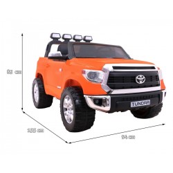Masinuta electrica Toyota Tundra XXL, 2 motoare, 2 locuri, portocaliu