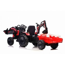 Buggy tractor electric cu trailer 720-T, 1 loc, AUX, roti spuma EVA