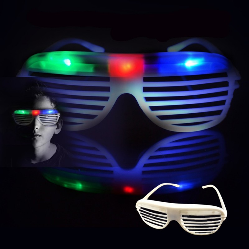ProCart® Shutter Szemüveg, 3 színes LED-del a party számára