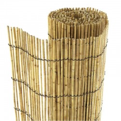 Procart Bambusz kerítés térelhatárolásra, természetes megjelenésű, 150x150 cm