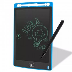 LED-es grafikus tábla íráshoz és rajzoláshoz, grafikus toll, automatikus törlési gomb, kék színű