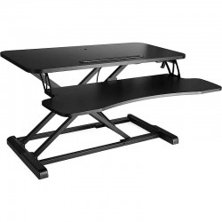 Procart Állítható Sit-Stand íróasztal, üllő vagy álló, beállítható magasság 14-51 cm, okostelefon-tartó, X alakú keret