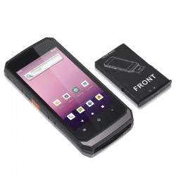Procart PDA 2D vonalkódolvasó, Android 10.0, 2 akkumulátor 500 mAh és 4000 mAh folyamatos működéshez