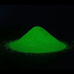 Procart Fehér foszforeszkáló homok, amely a sötétben zöldesen világít, finomszemcsés, 500 gramm