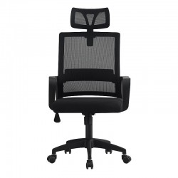 Procart Ergonomikus irodai szék fejtámlával, állítható és forgatható, hálós