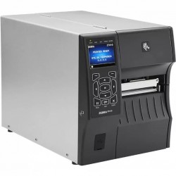 Zebra ZT410 nyomtató, 300 DPI, 104 mm, USB, soros, Ethernet, Bluetooth 2.1, USB Host, LCD kijelző, RFID Silverline