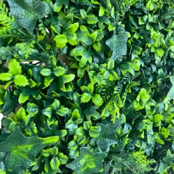 Procart Mesterséges sövény, függőleges növényzet, zöld levelekkel, 40x60 cm-es tábla
