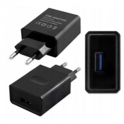 Kimeneti aljzat adapter USB 5V/3A DC, 100-240V AC, védettség IP20