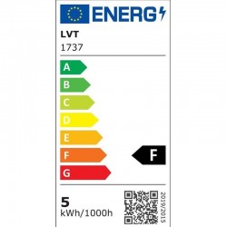 LED izzó melegfehér fénnyel, 5W, 51 dióda, 380lm, megvilágítási szög 360 fokos