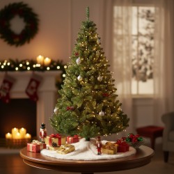 Brad Artificial calitate Premium, inaltime  220 cm si suport cadou