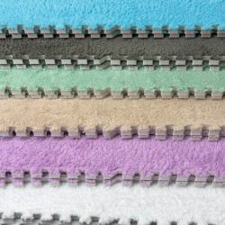 Puha puzzle szőnyeg, 61.5x61.5x1.7 cm, EVA hab, 2 darabos készlet