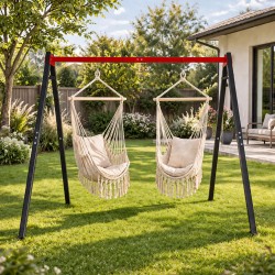 Procart Dupla fém hinta tartó, maximális terhelés 150 kg, 4 rögzítőhoroggal