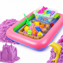 Rózsaszín kinetikus homok 3...