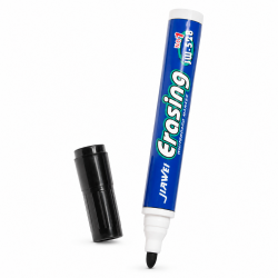 10 darabos fekete fehertabla marker keszlet, 2.8 mm, konnyen torolheto, tiszta es intenziv iras