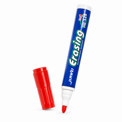 10 darabos piros fehertabla marker keszlet, 2.8 mm-es kerek hegy, megbeszelesekhez es treningekhez