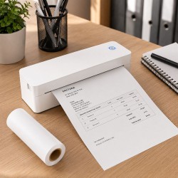 A4-es hőpapír tekercs nyomtatóhoz, gyors nyomtatás, 50 lap, univerzális kompatibilitás